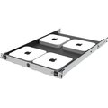 Rack Solutions 4Post Sliding Shelf w/ Usb Ports For Mac Minis - Holds Up To 4 Mac 112-5541